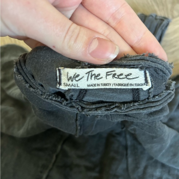 We the free black loose tank top - Picture 2 of 2